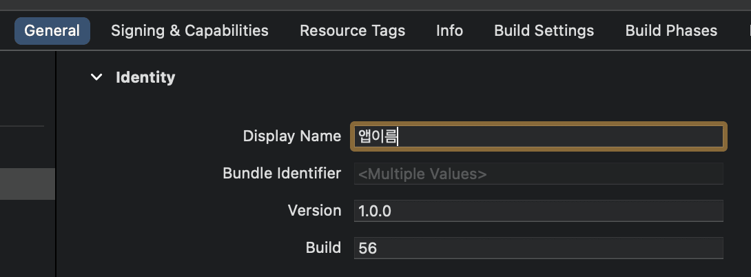Change APP Name IOS